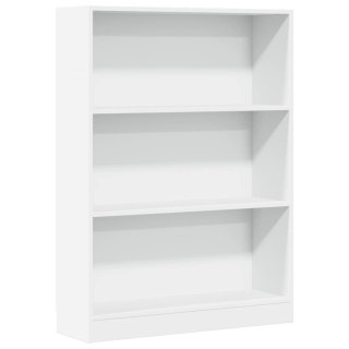 VidaXL Regał, biały, 80x24x109 cm, materiał drewnopochodny