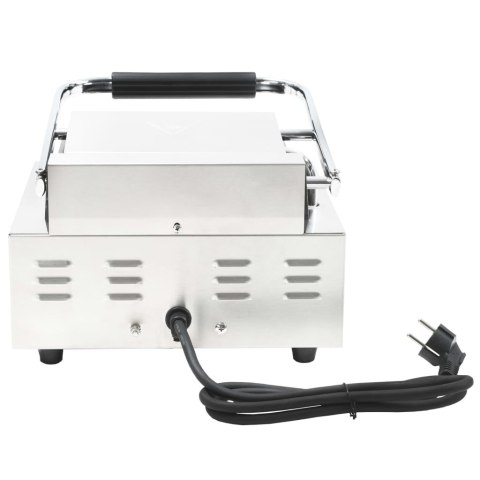 Grill do panini żebrowany, stal nierdzewna 1800 W 31x30,5x20 cm Lumarko!