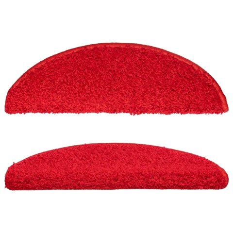 Nakładki na schody, 10 szt., 56x17x3 cm, czerwone Lumarko!