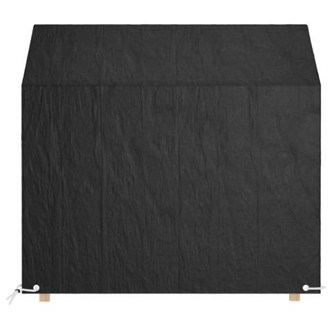 Pokrowce na ławki ogrodowe, 2 szt, 8 oczek, 130x70x70/88 cm, PE Lumarko!
