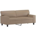 2-osobowa sofa, kolor cappuccino, 140 cm, sztuczna skóra Lumarko!