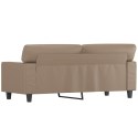 2-osobowa sofa, kolor cappuccino, 140 cm, sztuczna skóra Lumarko!