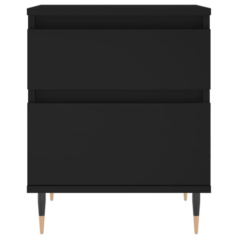 Szafki nocne, 2 szt., czarne, 40x35x50 cm Lumarko!