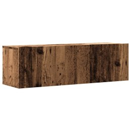 Ścienna szafka TV, stare drewno, 100x30x30 cm Lumarko!