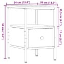 Szafki nocne, 2 szt., stare drewno, 34x36x50 cm Lumarko!
