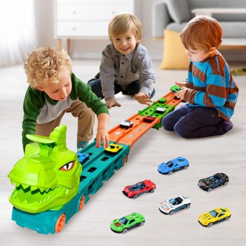 Zabawkowa Ciężarówka Dinozaur Tor 2,1 m dla Samochodzików Lumarko!