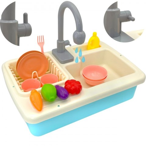 WOOPIE Zlewozmywak 2w1 Kuchnia Kran z Wodą Niebieski Lumarko!