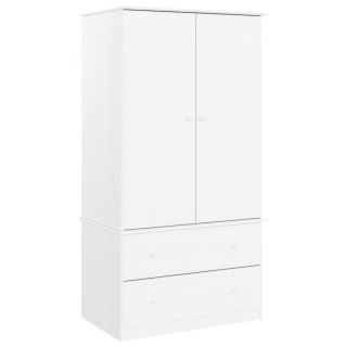 Szafa ALTA, biała, 90x55x170 cm, lite drewno sosnowe Lumarko!