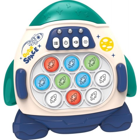 WOOPIE Gra POP IT Elektroniczna Antystresowa Zręcznościowa Rakieta blue Lumarko!