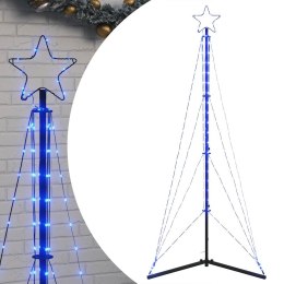 Lampki choinkowe, 363 niebieskich LED, 182 cm