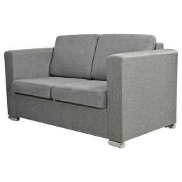 2 osobowa sofa tapicerowana jasnoszara Lumarko!