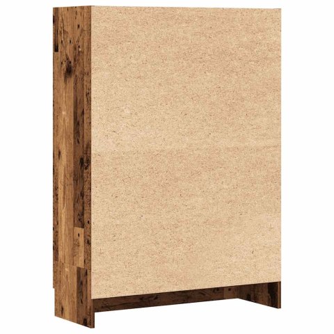 Szafka na książki, stare drewno, 82,5x30,5x115 cm