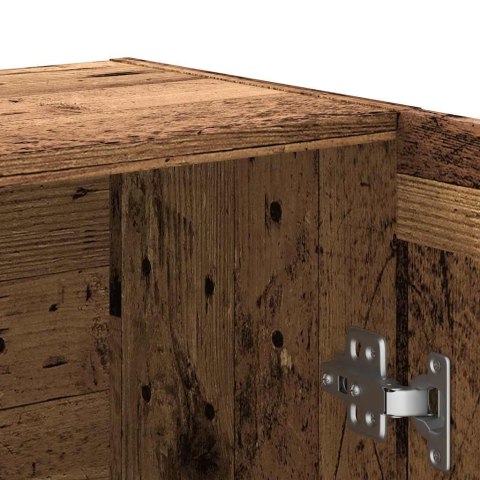 Szafka na książki, stare drewno, 82,5x30,5x115 cm