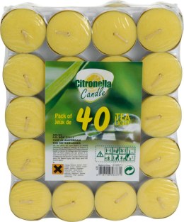 TEALIGHTY 40 SZT CITRONELLA Lumarko!