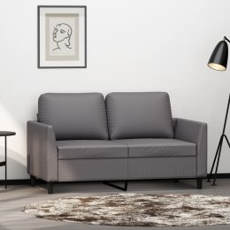 2-osobowa sofa, szary, 120 cm, sztuczna skóra Lumarko!