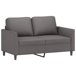 2-osobowa sofa, szary, 120 cm, sztuczna skóra Lumarko!