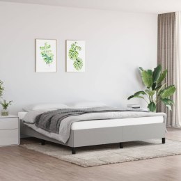 Rama łóżka, jasnoszara, 180x200 cm, Super King, tkanina Lumarko!
