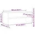 Szafka pod telewizor, stare drewno, 100x40x40 cm Lumarko!