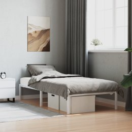 Metalowa rama łóżka, biała, 90x200 cm Lumarko!