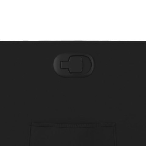 Podnoszony fotel rozkładany, czarny, obity sztuczną skórą Lumarko!