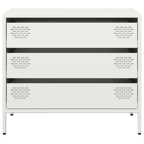 Szafka, biała, 68x39x58,5 cm, stal walcowana na zimno Lumarko!