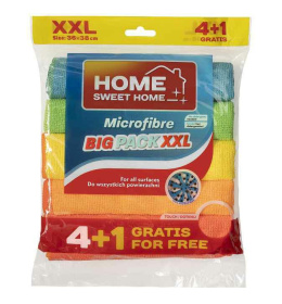 Spontex HSH Ścierka Mikrofibra Big Pack XXL 4+1 Gratis 400000018..