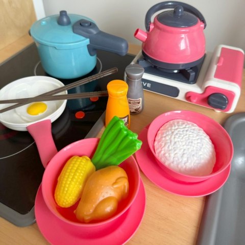 Zestaw Kuchenny Pomocnik Kucharza Kuchnia Gazowa Garnek Patelnia Czajnik Akcesoria Lek Lumarko!