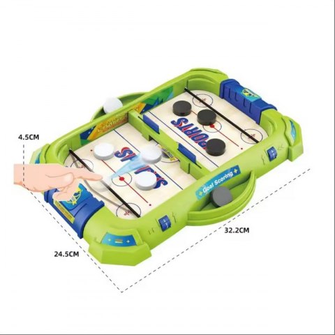 Gra Zręcznościowa 2w1 Mini Hokej Wyścigi Lek Lumarko!