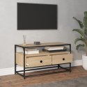 Szafka pod TV, dąb sonoma, 80x35x45 cm, materiał drewnopochodny  Lumarko!