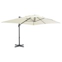 Parasol wiszący z aluminiowym słupkiem, 400x300 cm, piaskowy  Lumarko!