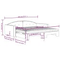 Sofa rozsuwana z materacami, ciemnoszara, 100x200 cm, aksamit  Lumarko!