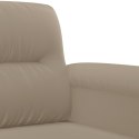 Sofa 2-osobowa, taupe, 140 cm, tapicerowana mikrofibrą  Lumarko!