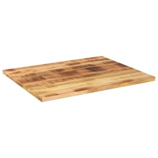 Blat do stolika, 90x80x3,8 cm, prostokątny, surowe drewno mango  Lumarko!