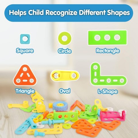 WOOPIE Zestaw Pojazdów Klocki Konstrukcyjny 6w1 STEM  Lumarko!