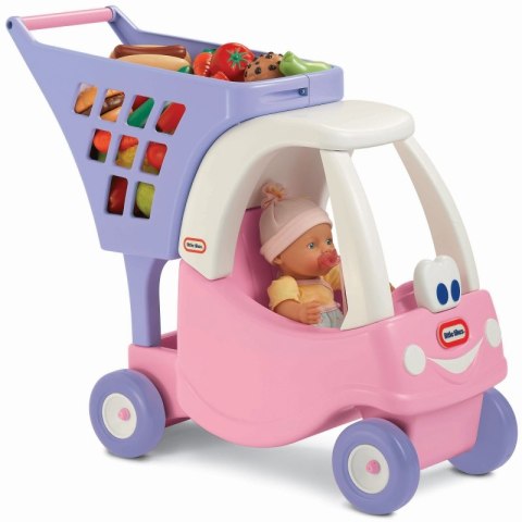 Wózek na zakupy dla dzieci Cozy Coupe Little Tikes różowy  Lumarko!