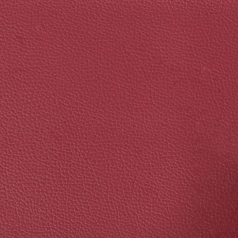 Fotel Chesterfield, winna czerwień, tapicerowany sztuczną skórą  Lumarko!