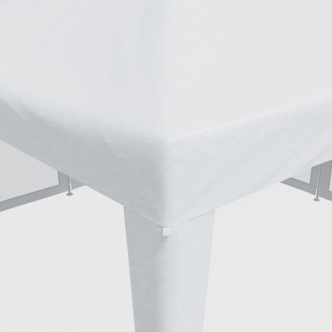 Namiot imprezowy z 8 ścianami z siatki, biały, 4x4 m, HDPE  Lumarko!