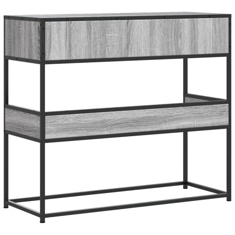 Stolik konsolowy, szary dąb sonoma, 90x35x80 cm  Lumarko!