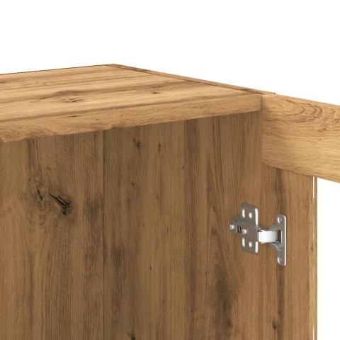 Szafka na książki, dąb artisan, 82,5x30,5x80 cm  Lumarko!