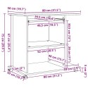 Biurko komputerowe, stare drewno, 80x50x75 cm  Lumarko!