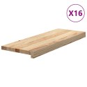 Stopnie schodowe, 16 szt. surowe 70x30x2cm lite drewno dębowe  Lumarko!