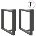 Nogi do stołu jadalnego, 2 pcs., antracyt, 80x35x(72-73) cm  Lumarko!