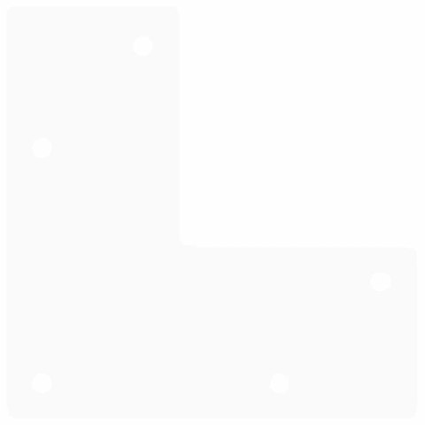 Nogi do stołu Hairpin, 4 szt., biale, 20 cm, lita stal  Lumarko!