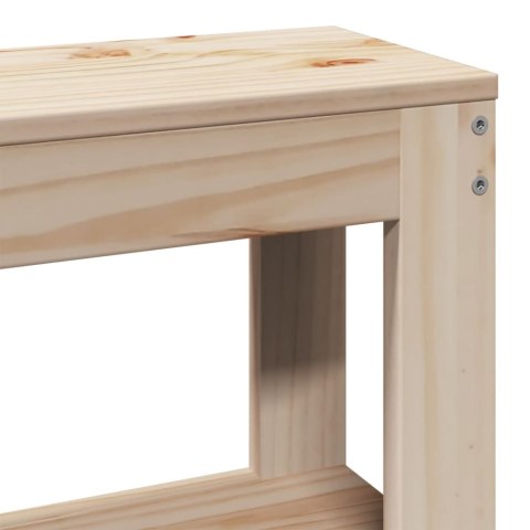 Rama łóżka z wezgłowiem, 120x200 cm, lite drewno sosnowe  Lumarko!