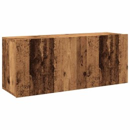 Ścienna szafka TV, stare drewno, 100x30x41 cm  Lumarko!