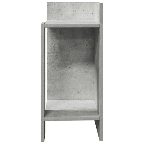 Stoliki boczne 2 szt. z półką, szarość betonu, 25,5x27x60 cm  Lumarko!