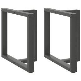 Nogi do stołu jadalnego, 2 pcs., antracyt, 70x35x(72-73) cm  Lumarko!