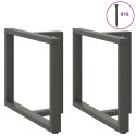 Nogi do stołu jadalnego, 2 pcs., antracyt, 90x35x(72-73) cm  Lumarko!