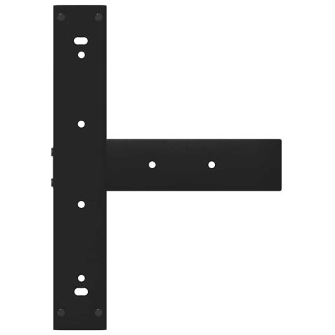 Nogi do stołu barowego, 2 szt., białe, 40x35x(90-91) cm, stal  Lumarko!