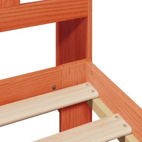 Łóżko z regałem, bez materaca, 160x200 cm, lite drewno sosnowe  Lumarko!